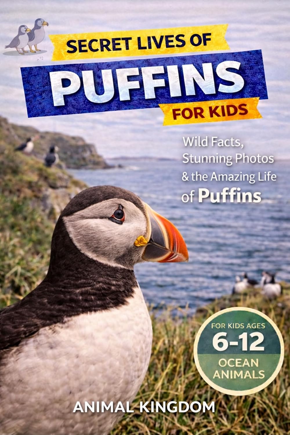 ler totalmente Secret Lives of Puffins for Kids: Fun Facts, Stunning Photos inside the Amazing Life of a Puffin for Kids Aged 6-12 (Secret Lives of Ocean Animals for... Series for You) (English Edition)