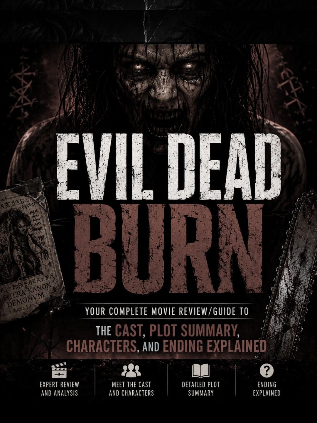 ler totalmente EVIL DEAD BURN: Your complete movie review/guide to the cast, plot summary, Characters, and Ending Explained (English Edition)