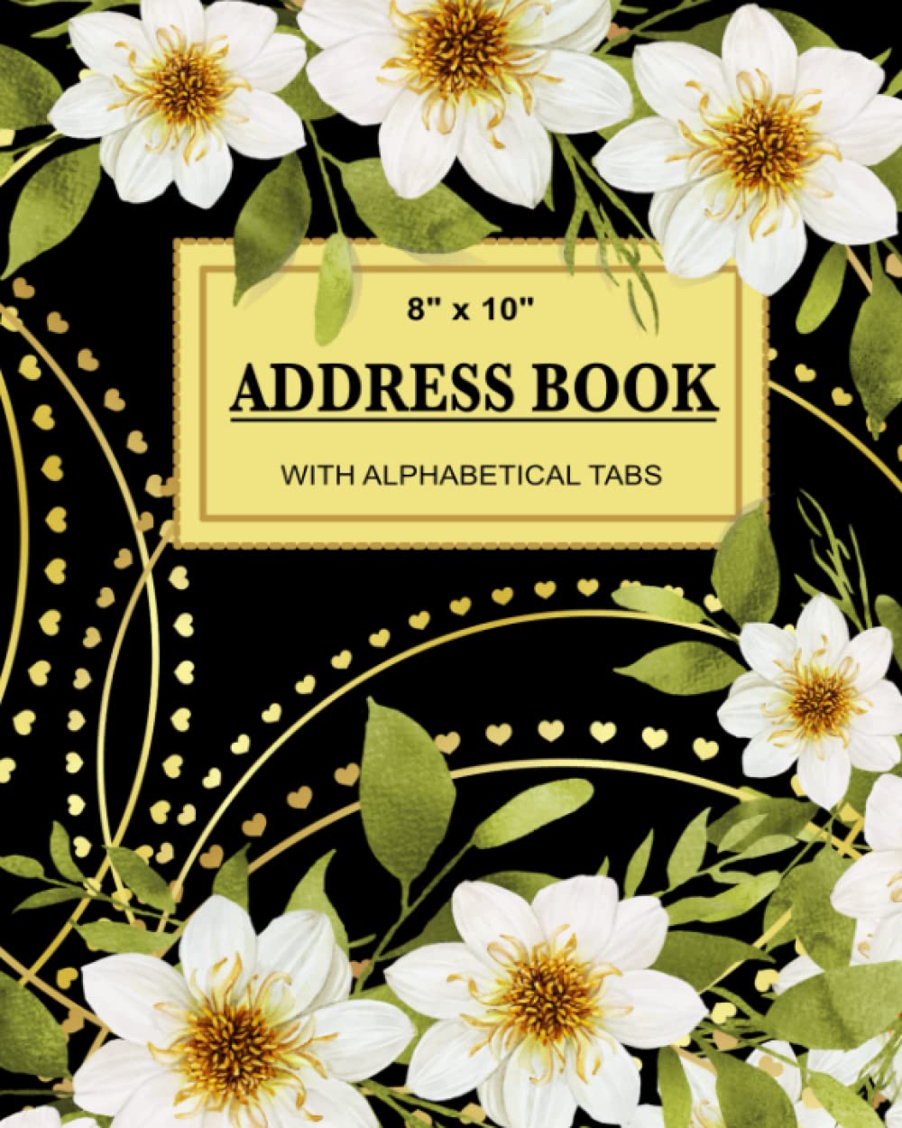 Address Book With Alphabetical Tabs: Address Book Large Print 8"x10" - Telephone and Address Book baixar livro de graça