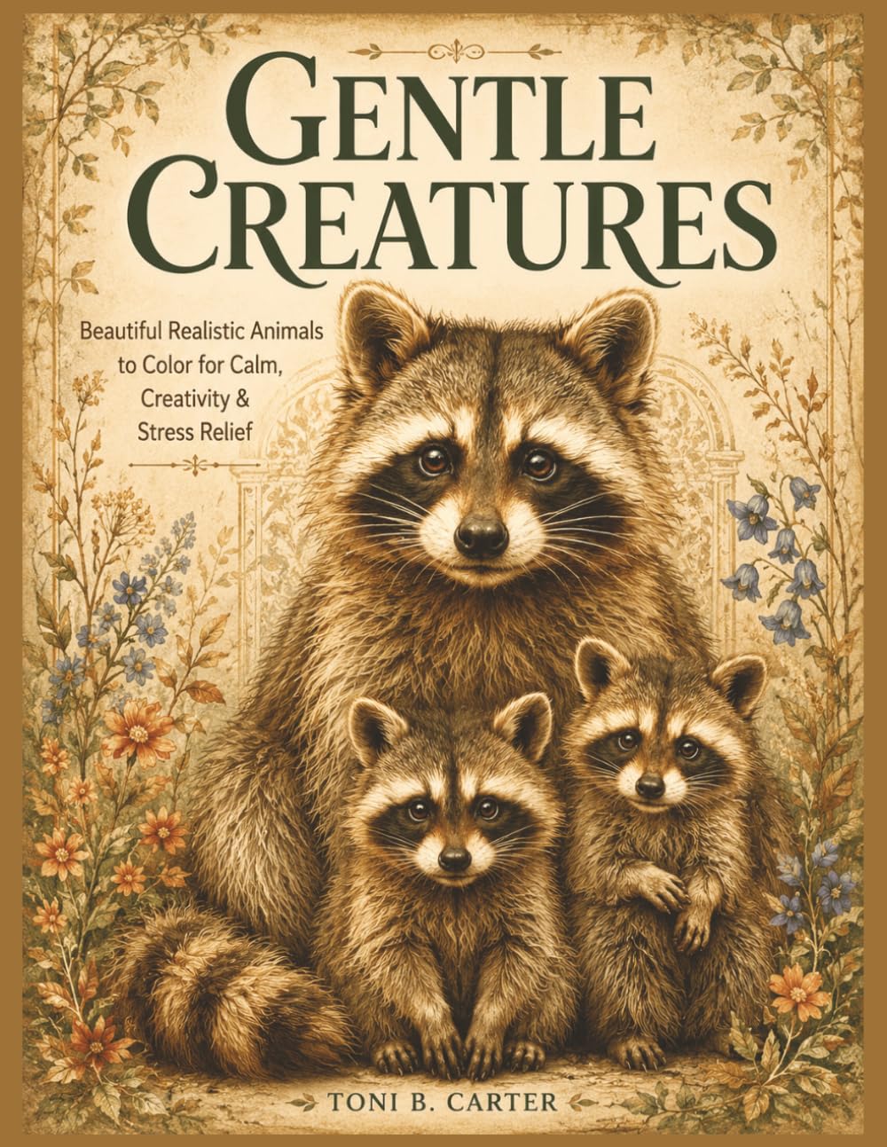 Gentle Creatures Adult Grayscale Coloring Book: Realistic Animals to Color for Calm, Creativity & Stress Relief (Lovable Animals) baixar livro de graça
