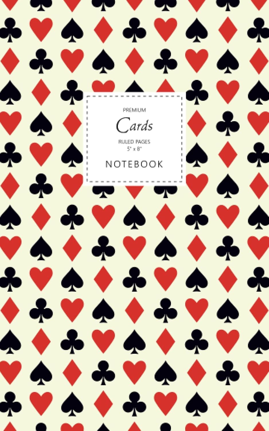 ler totalmente Cards Notebook - Ruled Pages - 5x8 - Premium: (Yellow Edition) Playing Card Enthusiast Notebook 96 ruled/lined pages (5x8 inches / 12.7x20.3cm / Junior Legal Pad / Nearly A5)