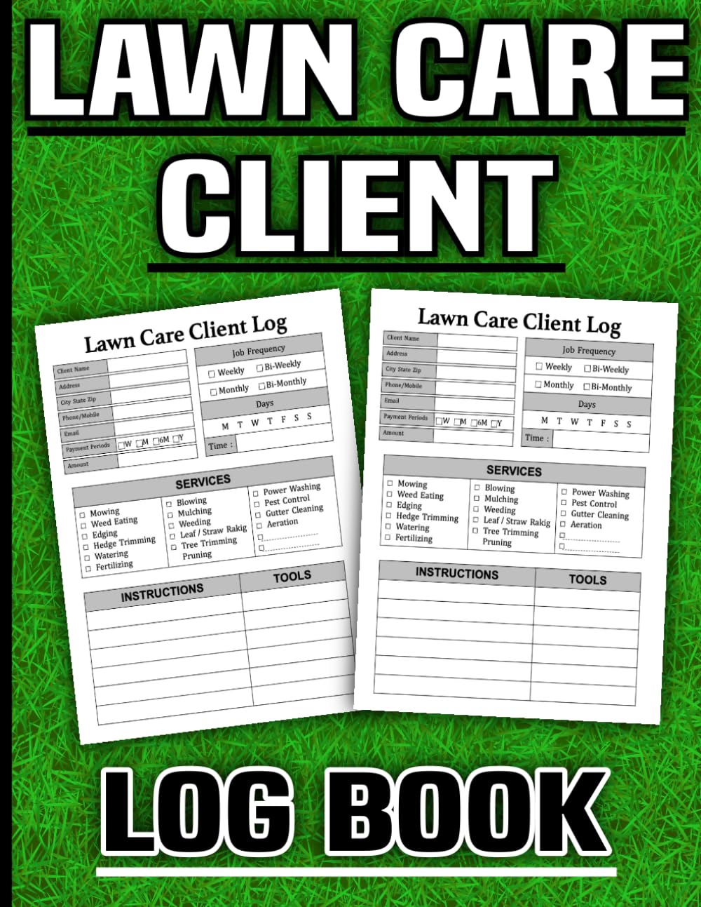 Lawn Care Client Log Book: Lawn Mowing And Landscape Appointment Logbook, Track And Record Your Clients Data, Appointment, and More | Detailed Report. baixar livro de graça