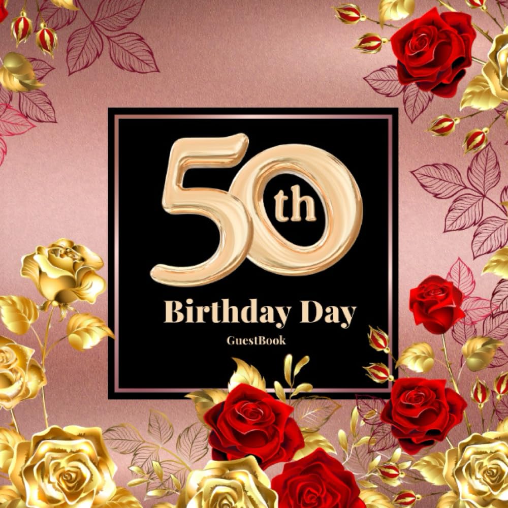 50th Birthday Guest Book: Rose Gold | Guest Messages and Thoughts Photo Birthday Guest Book, Captures the essence of celebration and cherishes... 8.5 X 8.5 inches. 120 pages. 1page per guest baixar o livro de graça