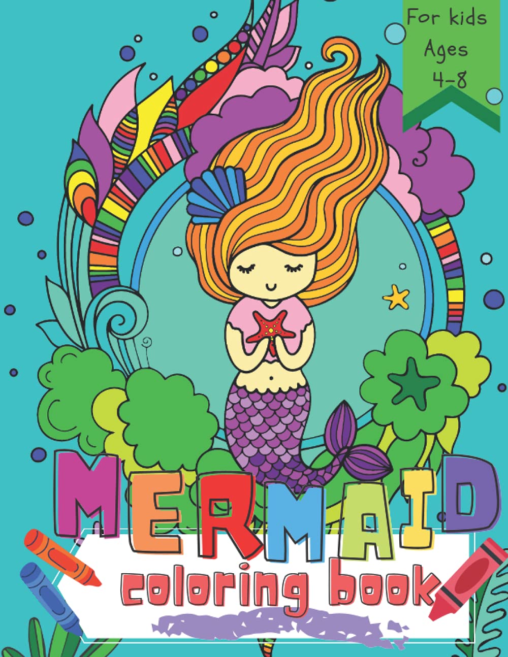 ler totalmente Mermaid Coloring Book: Great Gift For Kids Ages 4-8, 9-12 (Coloring Books for Kids)