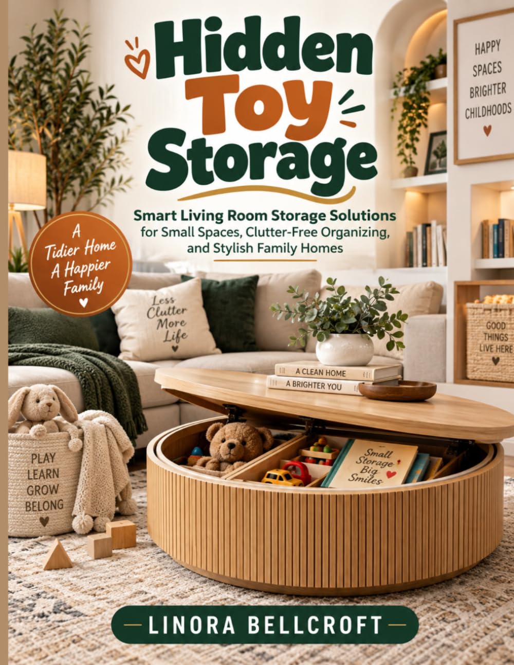 Hidden Toy Storage: Smart Living Room Storage Solutions for Small Spaces, Clutter-Free Organizing, and Stylish Family Homes baixar livro de graça