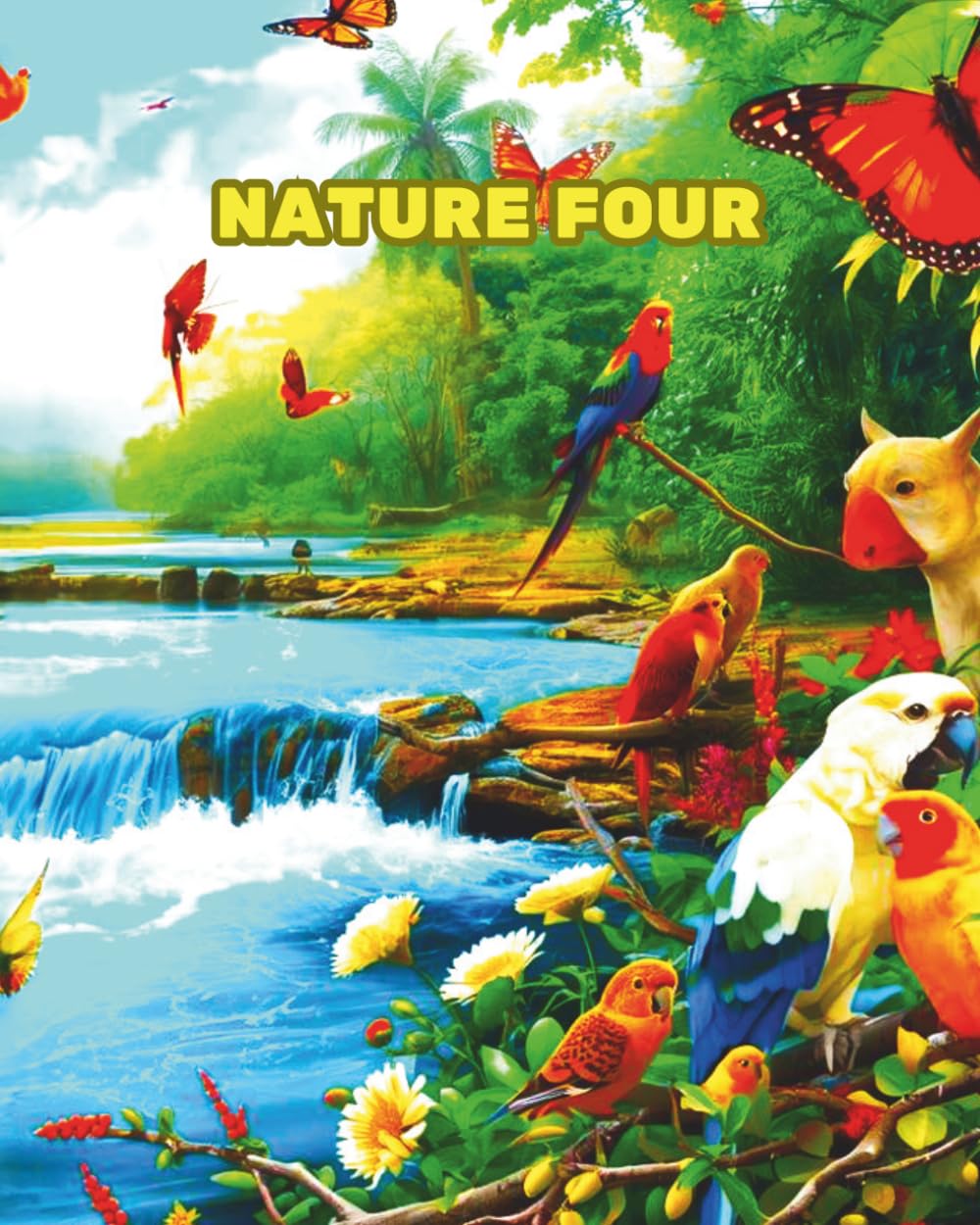 capítulo por capítulo baixar NATURE FOUR: A NATURE COLOURING BOOK FULL OF BIRDS, TREES, FLOWERS AND BUTTERFLIES. (LIMITED EDITIONS)