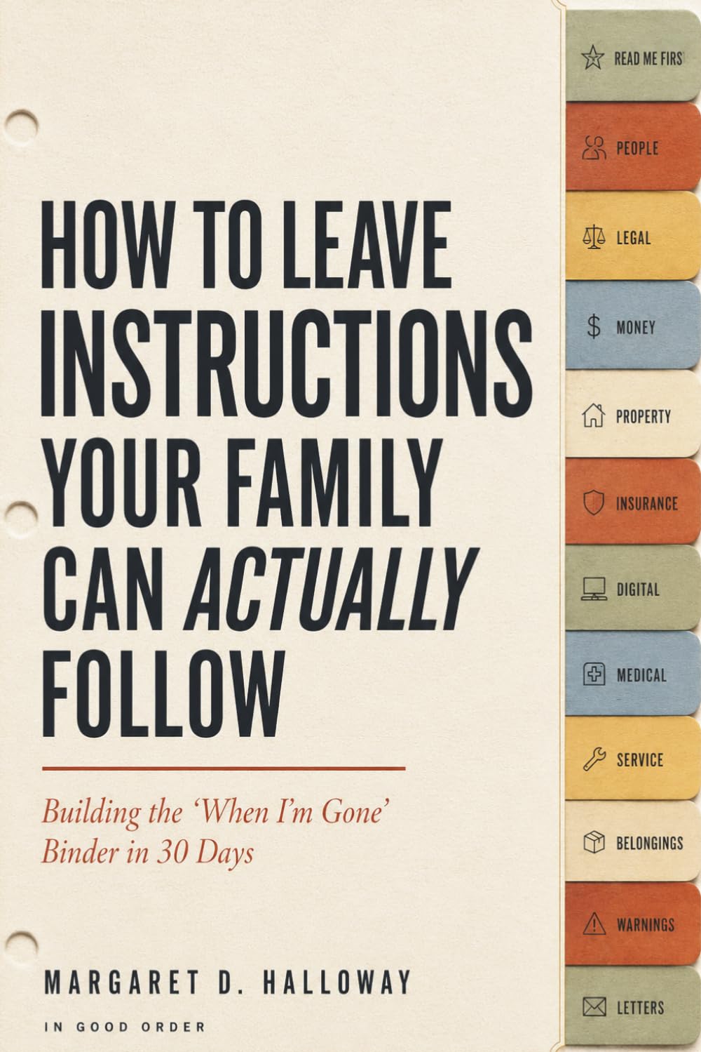 capítulo por capítulo baixar How to Leave Instructions Your Family Can Actually Follow: Building the "When I'm Gone" Binder in 30 Days