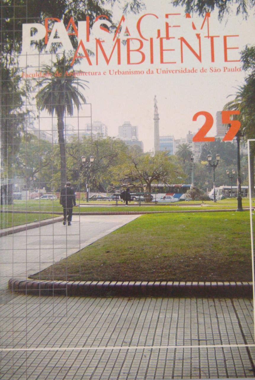 Paisagem ambiente 25 - Faculdade de Arquitetura e Urbanismo da Universidade de São Paulo baixar o livro de graça