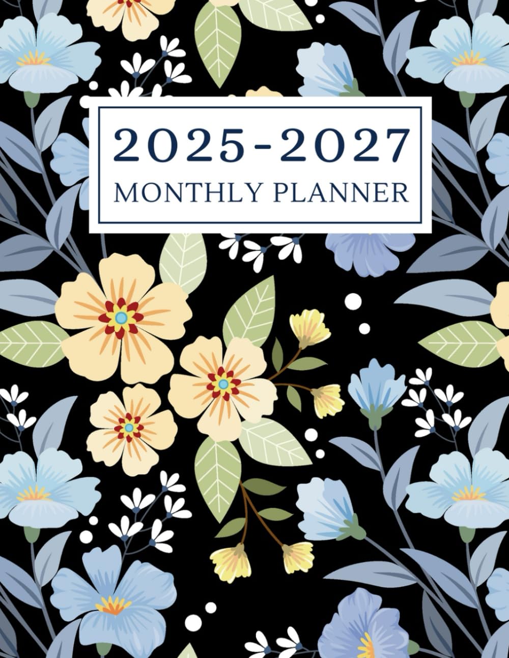 Bigger & Better 2025-2027 Planner: Monthly Calendars for Visually Impaired, Low Vision, and Seniors | 36 Months Jan to Dec Agenda With Federal Holidays | flower Cover | 8.5 x 11 inches baixar livro de graça