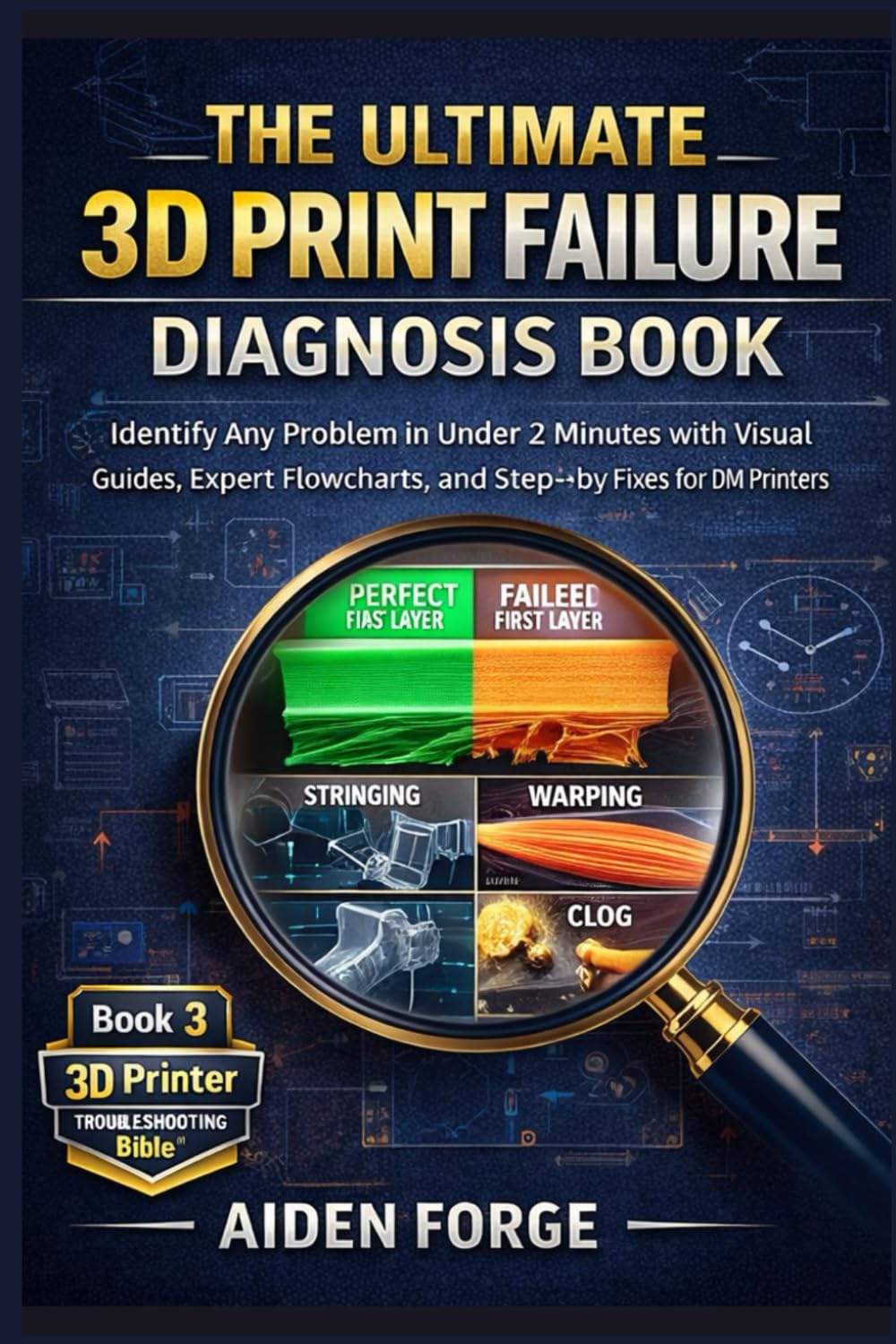 ler totalmente The Ultimate 3D Print Failure Diagnosis Book: Identify Any Problem in Under 2 Minutes with Visual Guides, Expert Flowcharts, and Step-by-Step Fixes... (3D Printer Troubleshooting Bible™ Series)