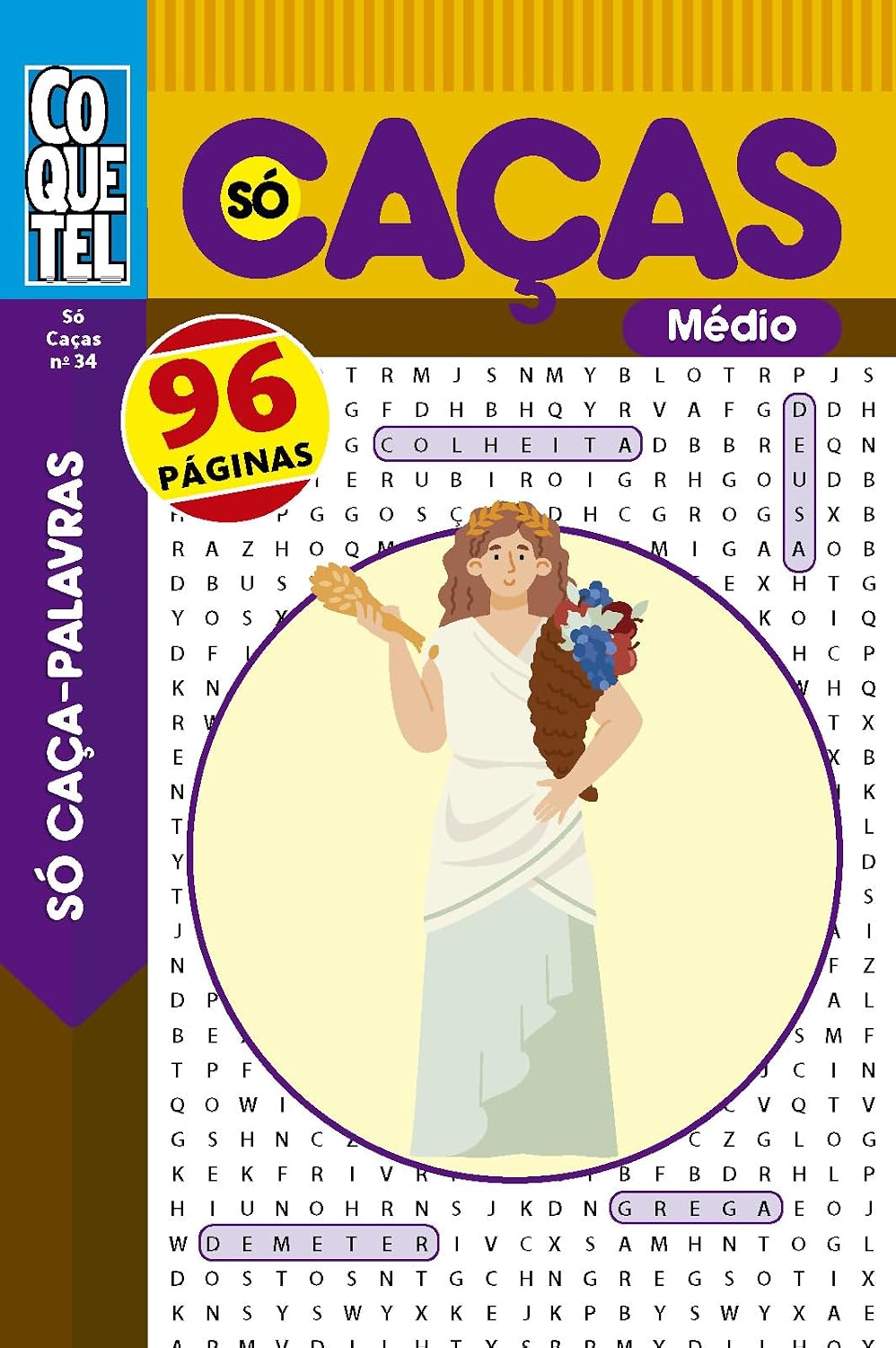 ler totalmente Livro Coquetel Só Caça-Palavras 34: 32