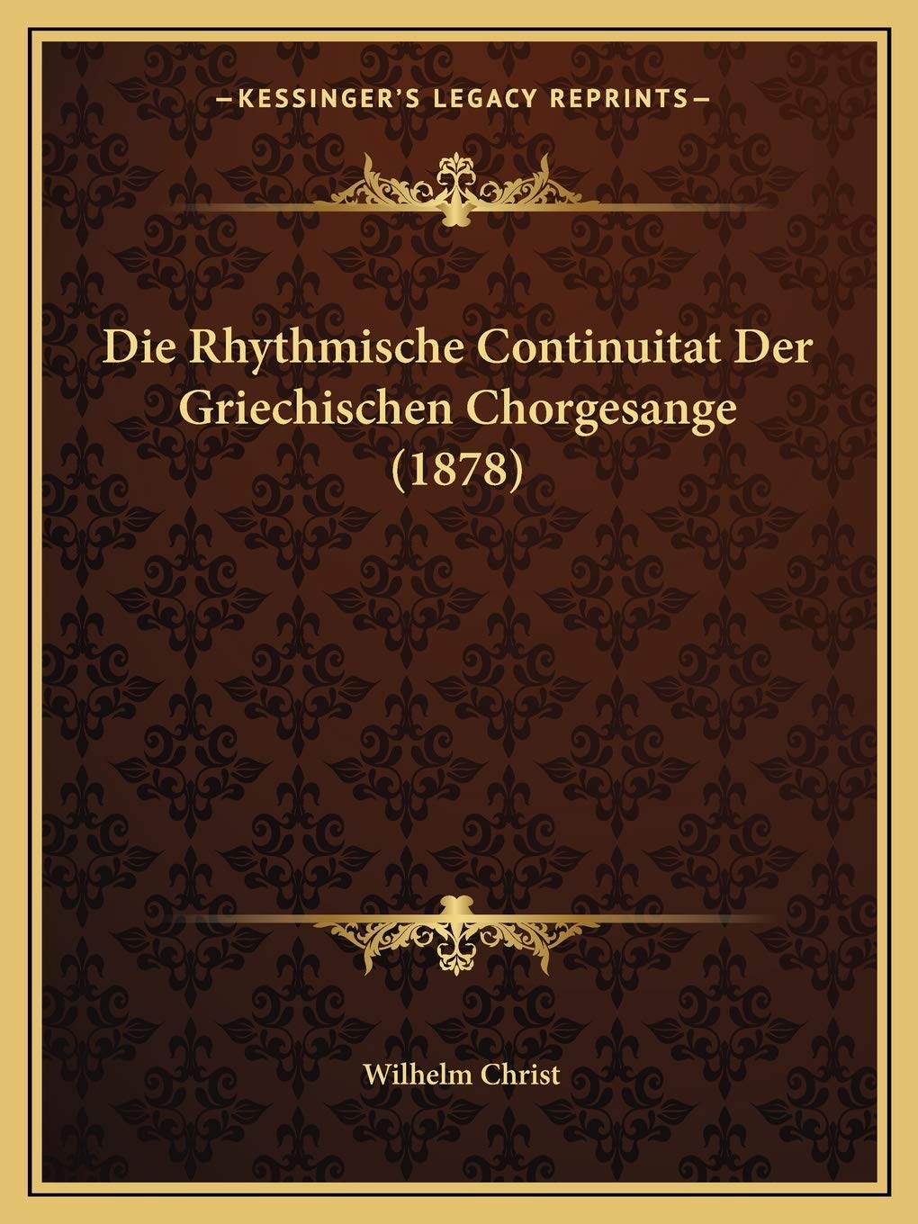 capítulo por capítulo baixar Die Rhythmische Continuitat Der Griechischen Chorgesange (1878)
