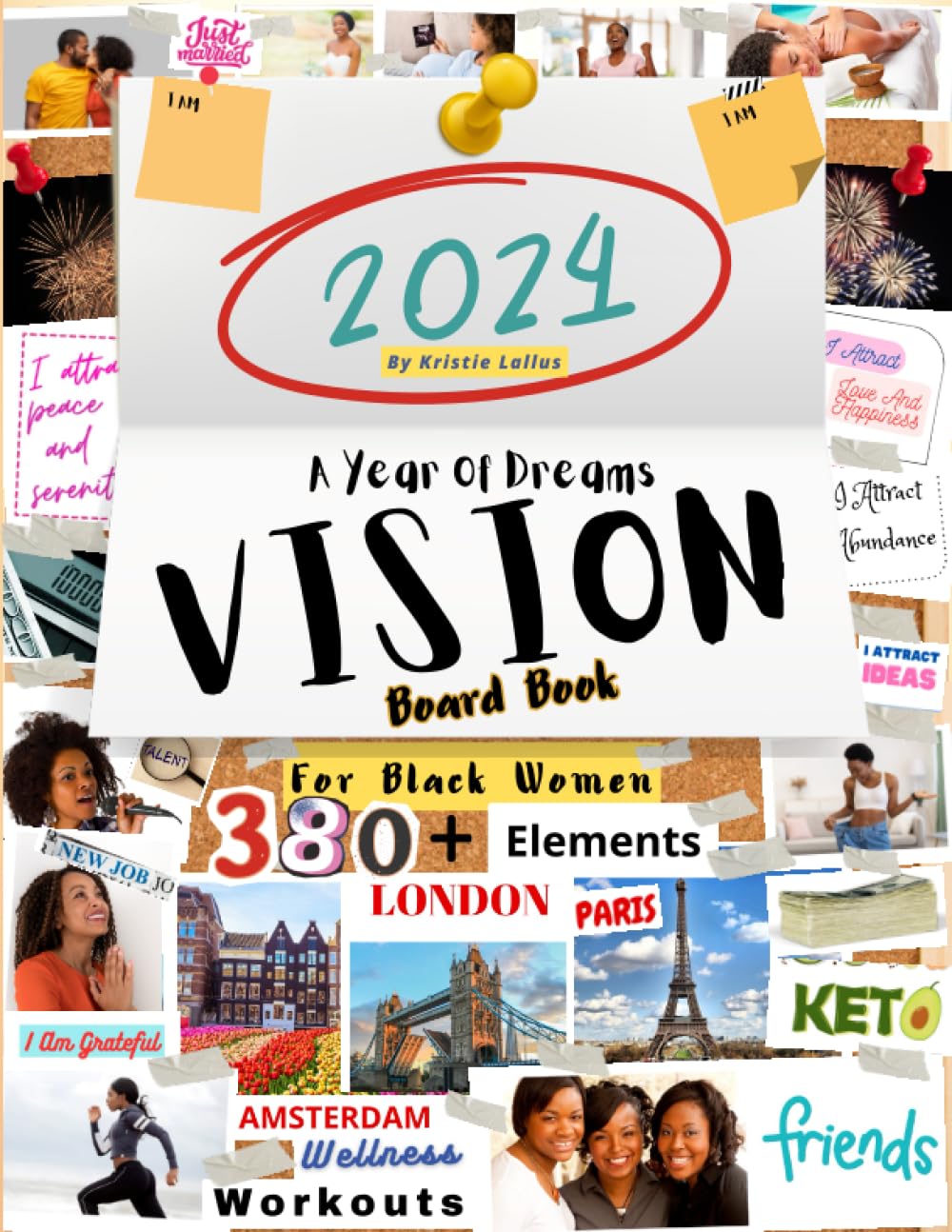 2024 A Year Of Dreams Vision Board Book For Black Women: Vision Board Book with Clip Art for 2024 Designed Specifically for Black Women. 380+... Sheets. Achieve Success and Abundance! baixar livro de graça