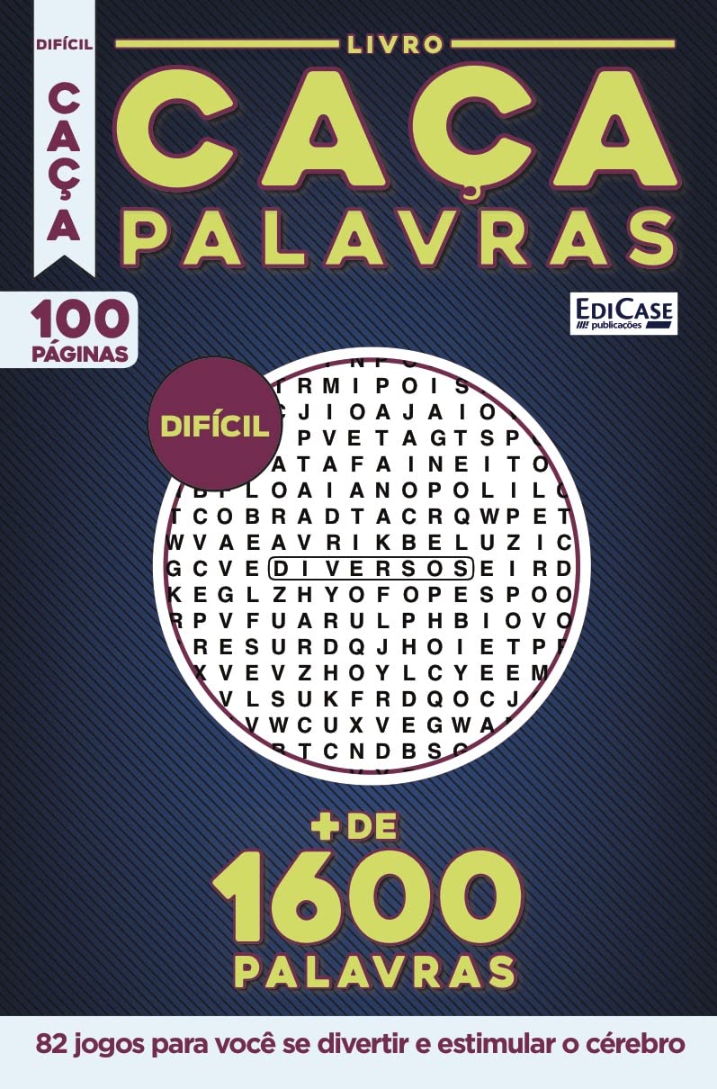 Livro Caça-Palavras 37: Nível Difícil - 82 jogos para você se divertir e estimular o cérebro baixar livro de graça