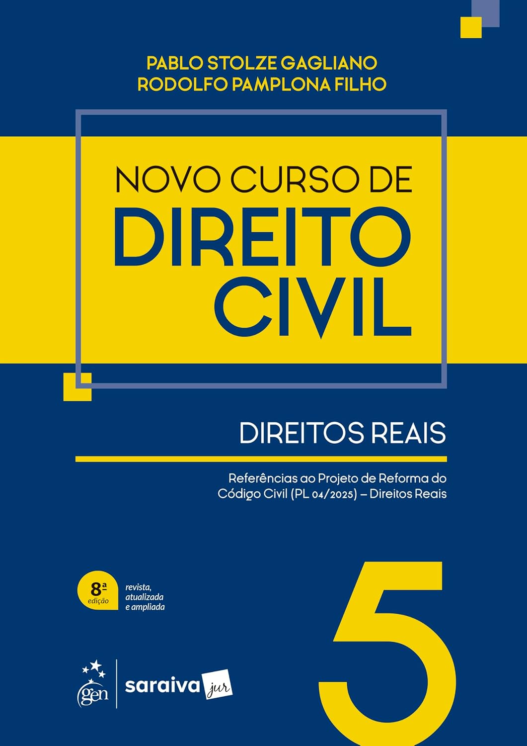 Novo Curso de Direito Civil - Vol. 5 - Direitos Reais - 8ª Edição 2026 baixar livro de graça