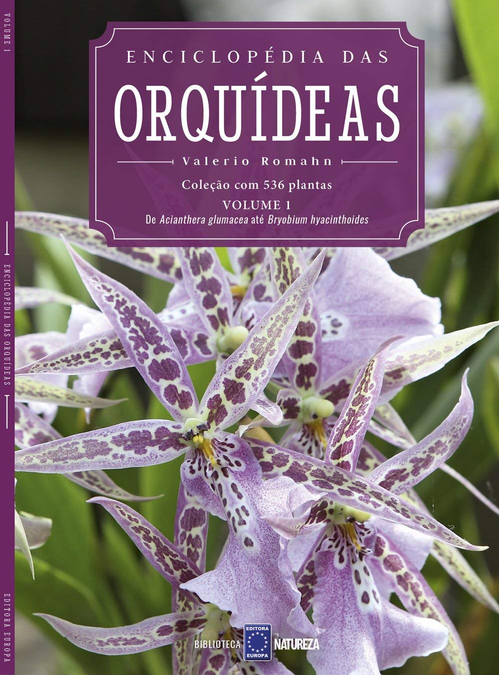 capítulo por capítulo baixar Enciclopédia das Orquídeas - Volume 1: O livro 1 traz de Acianthera glumacea até Bryobium hyacinthoides.