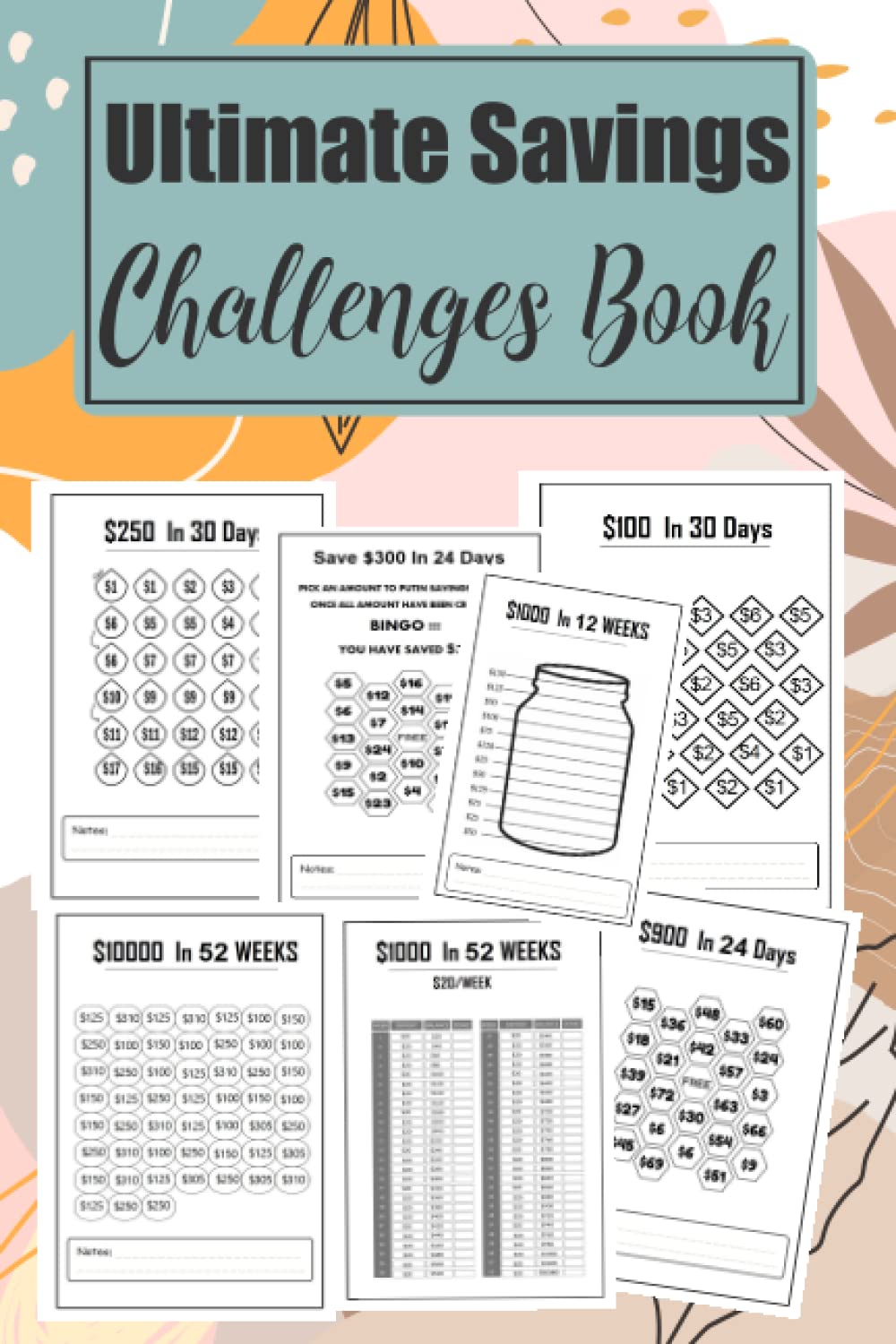 ler totalmente Ultimate Savings Challenges Book: Easy Cash Budget Saving Challenge | $100, $300, $1000, $5000, $10,000, $15,000 + More Saving Challenges With An Easy And Fun Way To Save.