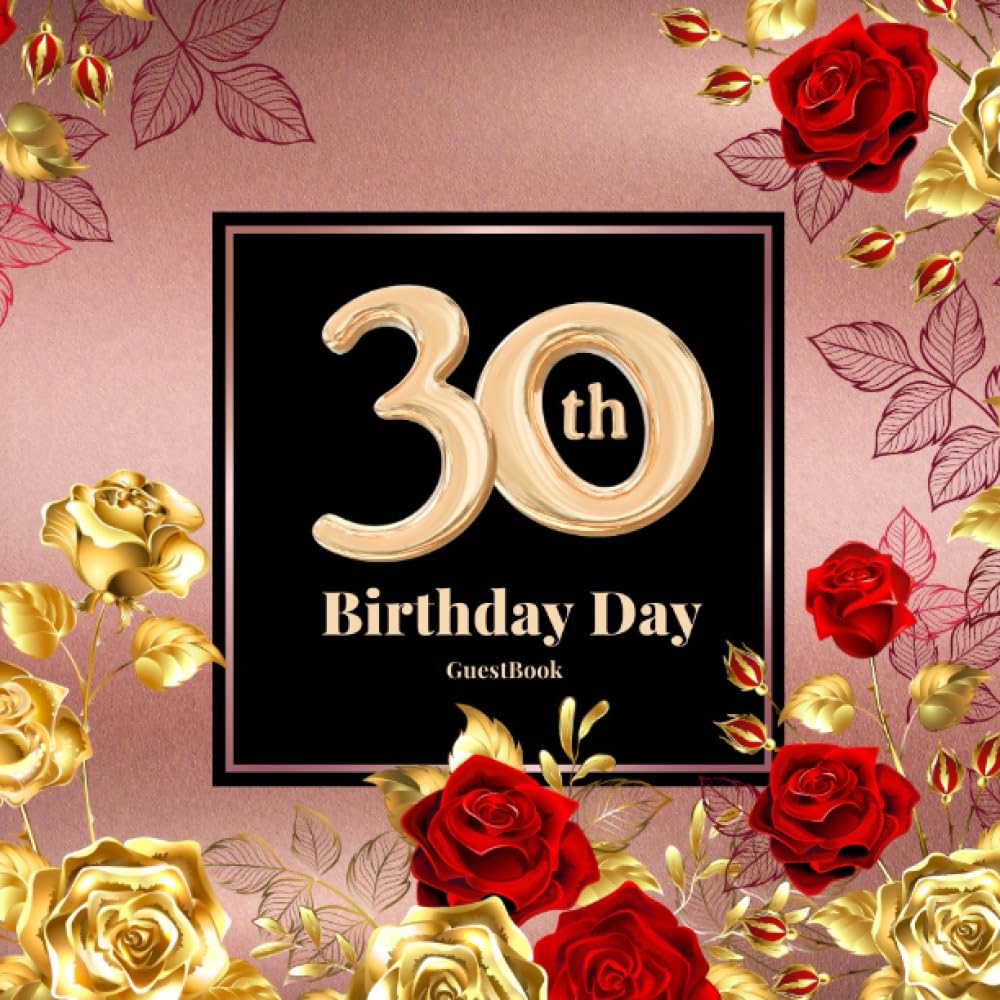 30th Birthday Guest Book: Rose Gold | Guest Messages and Thoughts Photo Birthday Guest Book, Captures the essence of celebration and cherishes... 8.5 X 8.5 inches. 120 pages. 1page per guest baixar livro de graça