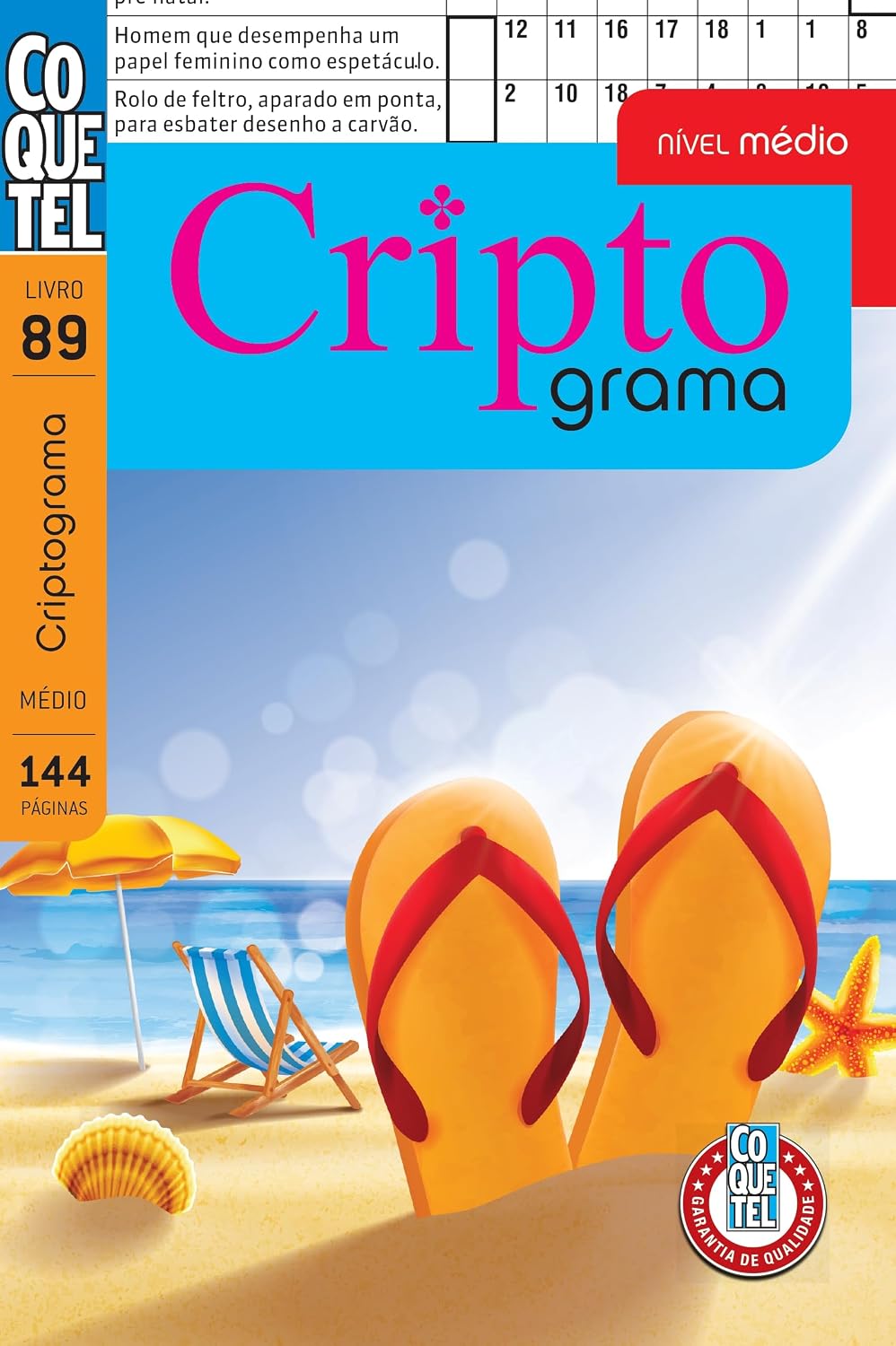ler totalmente Livro Coquetel Criptograma Nível Médio Ed 89