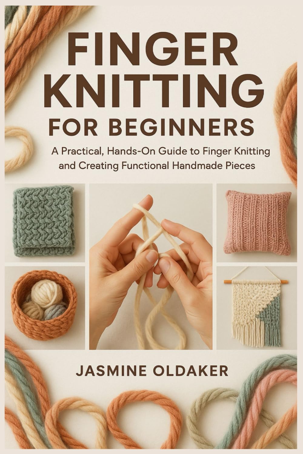 FINGER KNITTING FOR BEGINNERS: A Practical, Hands-On Guide to Finger Knitting and Creating Functional Handmade Pieces baixar livro de graça
