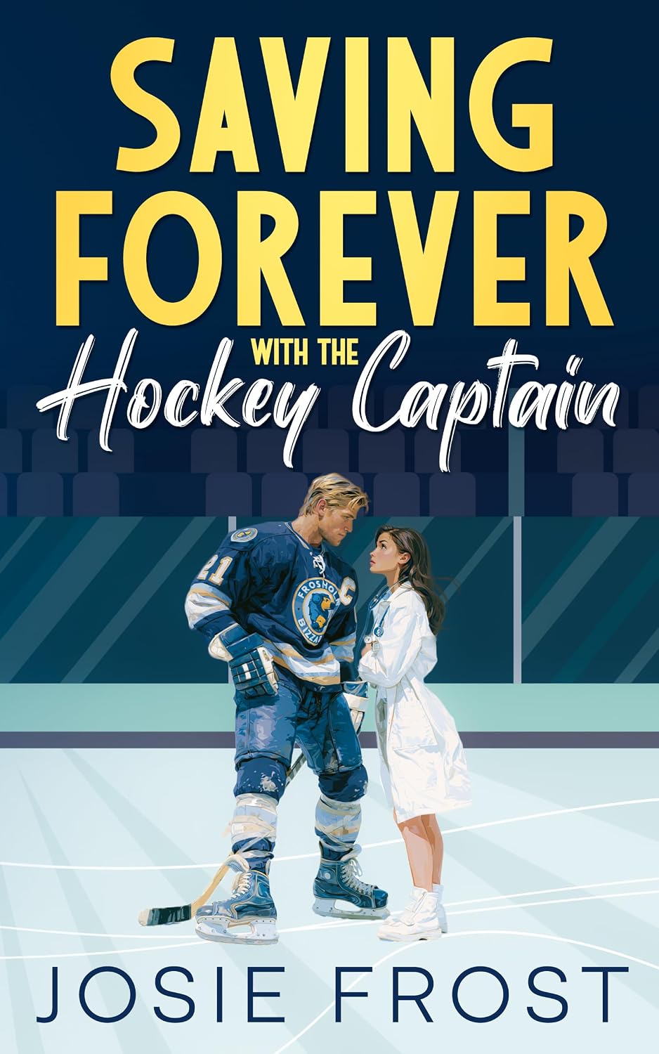 Saving Forever With The Hockey Captain: A Sweet Small Town Forced Proximity Romance (Frostholm Blizzards Book 2) (English Edition) baixar o livro de graça