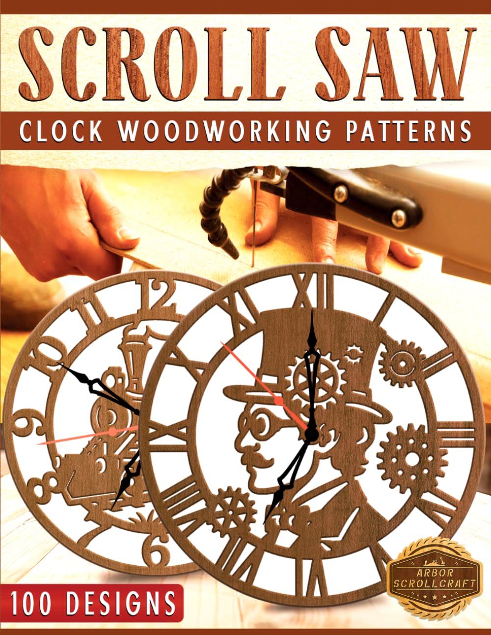 Scroll Saw: Clock Woodworking Patterns - 100 Designs baixar livro de graça