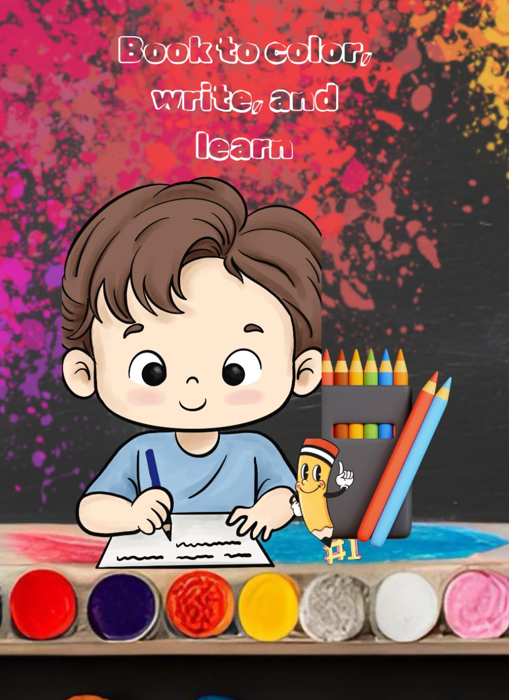 capítulo por capítulo baixar Book to color, write, and learn: Livro educativo perfeito para pré-escolar e jardim de infância (Portuguese Edition)