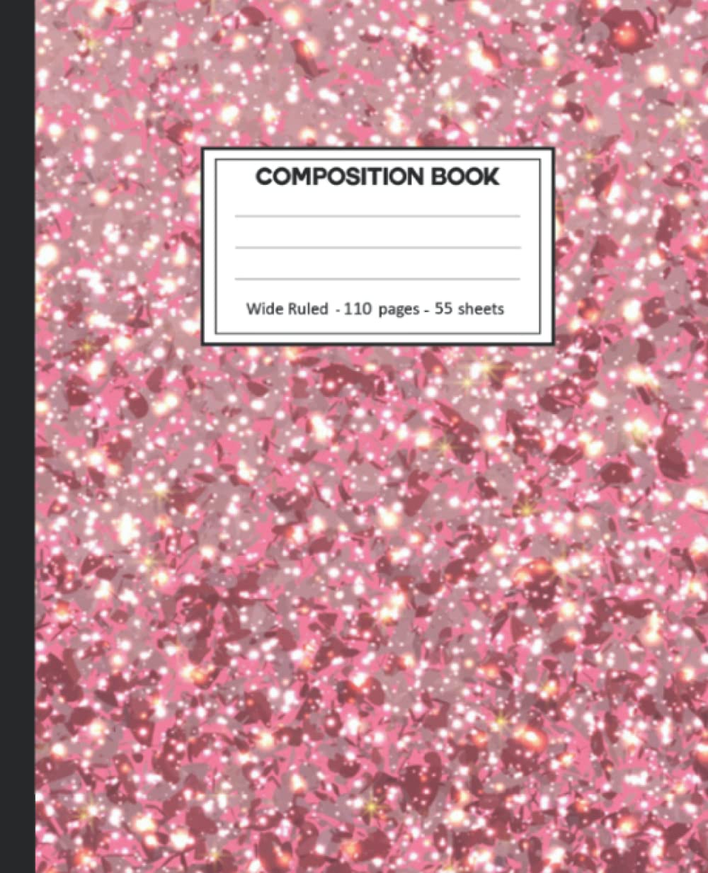 ler totalmente Composition Notebook: Composition Notebook with Glitter for School.