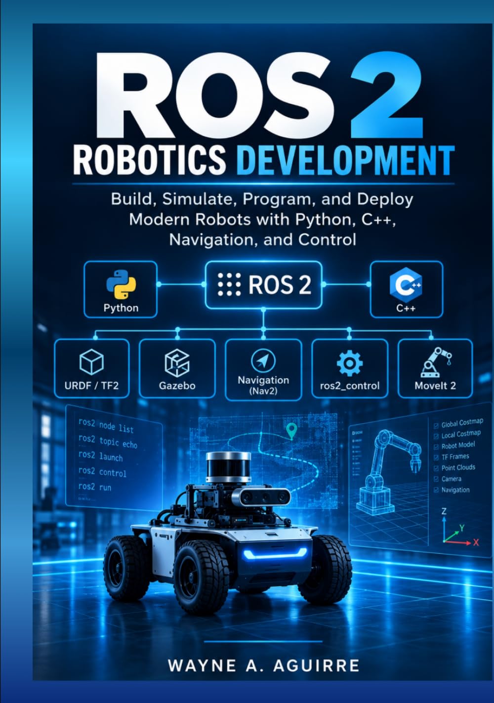 ROS 2 Robotics Development: Build, Simulate, Program, and Deploy Modern Robots with Python, C++, Navigation, and Control baixar o livro de graça