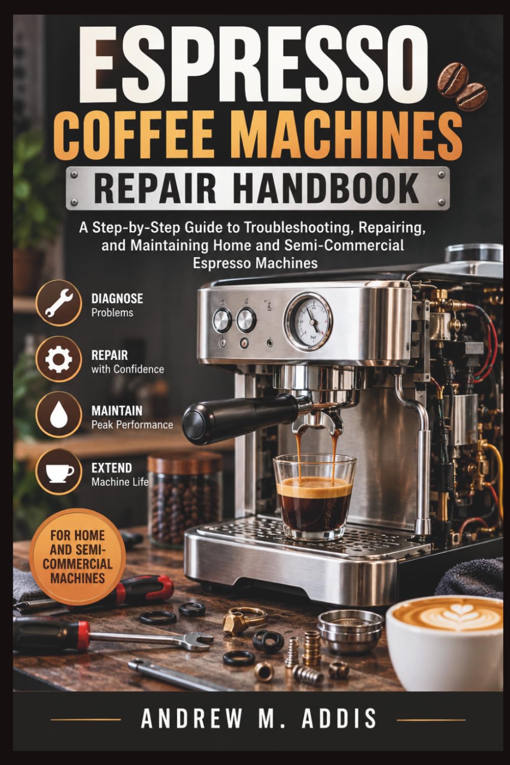 ler totalmente Espresso Coffee Machines Repair Handbook