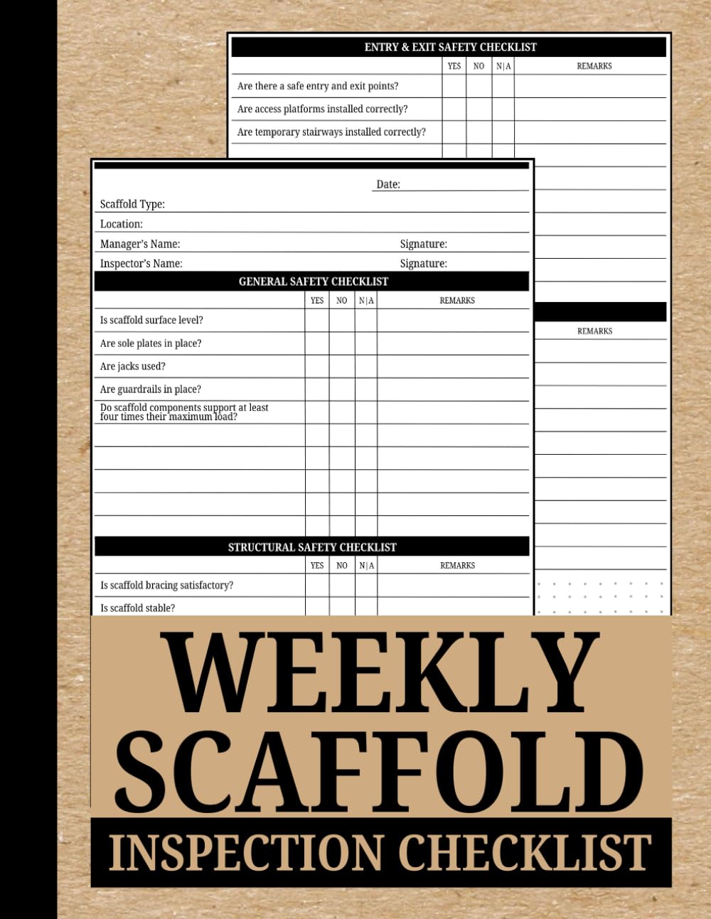 Weekly Scaffold Inspection Checklist baixar livro de graça