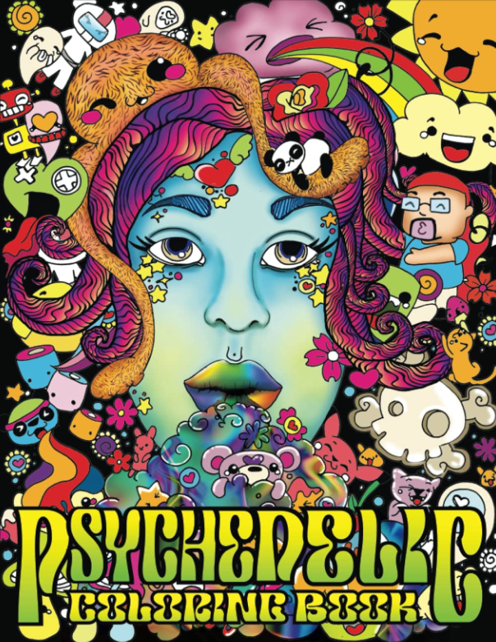 capítulo por capítulo baixar Psychedelic Coloring Book: Trippy Coloring Pages for Adult Stoner. Perfect Stoner Gift For Stress Relieving And Have Fun