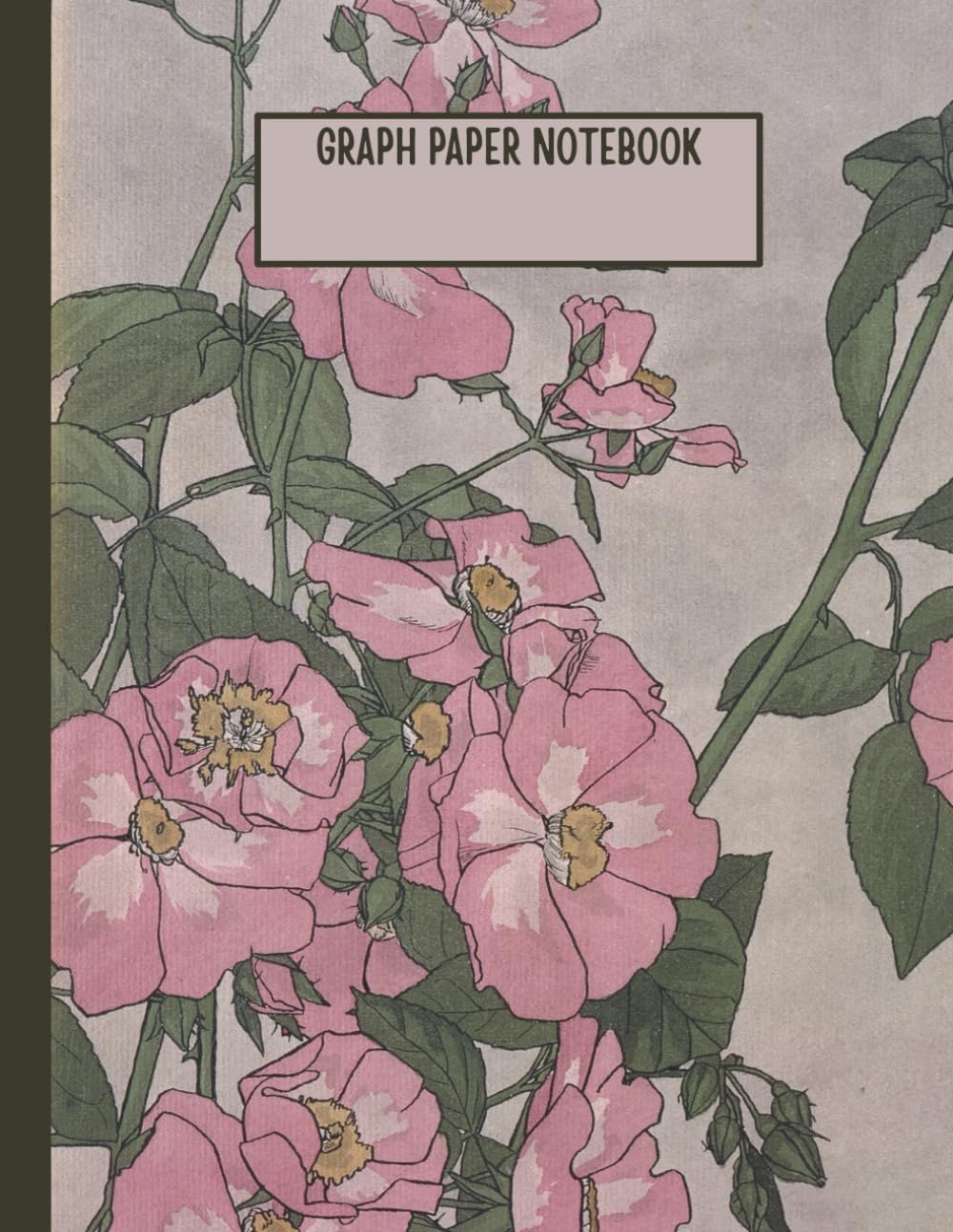 ler totalmente Graph Paper Notebook: Botanical | Vintage Japanese Floral illustrated cover | Quad ruled 4x4, large size 8.5x11 inches, 140 pages