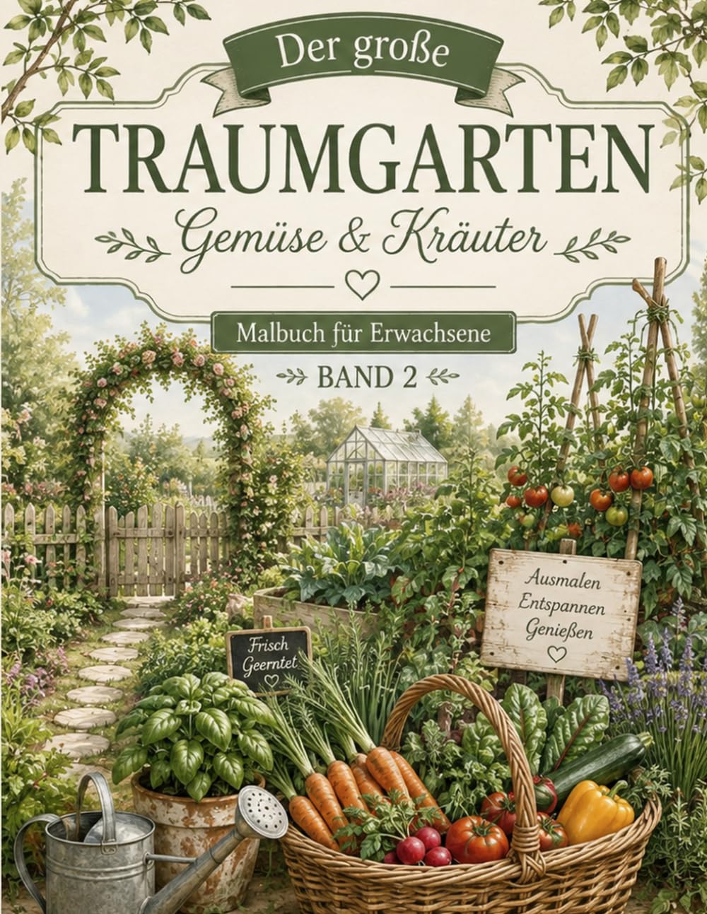 ler totalmente Der große Traumgarten Gemüse und Kräuter: Malbuch für Erwachsene (Mein kleiner Garten – Malbücher für Gartenliebhaber) (German Edition)