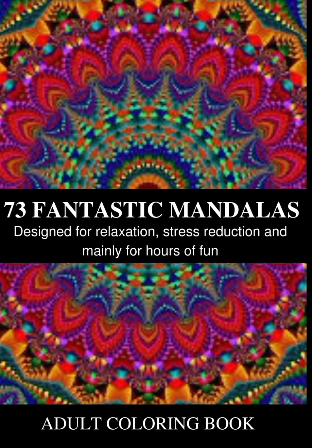 73 Fantastic Mandalas: Coloring book with various designs for adults. Designed for relaxation, stress reduction and mainly for hours of fun baixar livro de graça