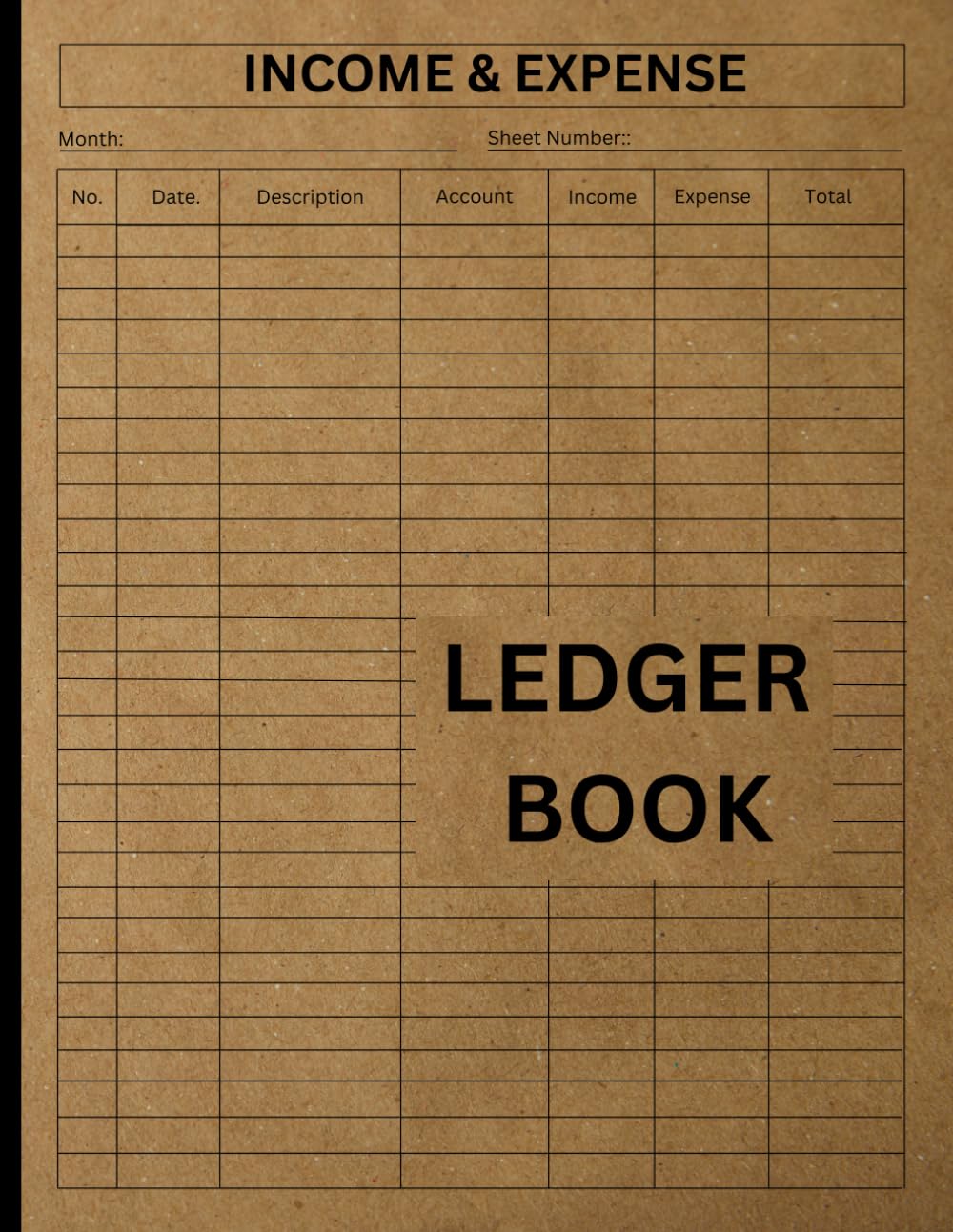 capítulo por capítulo baixar Ledger Book: Income and Expense Log Book For Small Business and Personal Finance