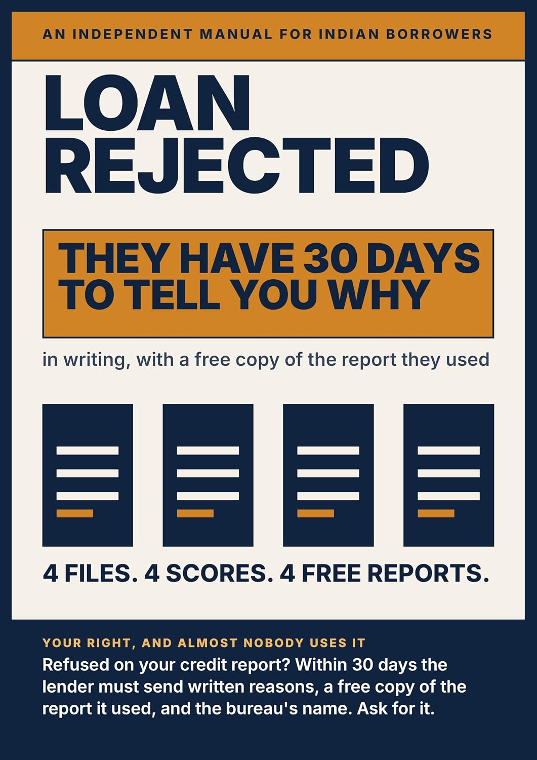 Loan Rejected: How to Read, Correct and Defend Your Indian Credit Report (English Edition) baixar o livro de graça