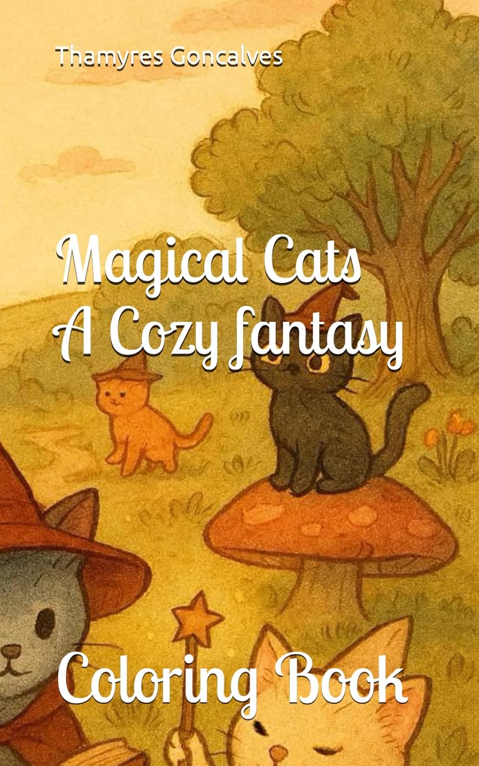 Magical Cats - A Cozy fantasy: Coloring Book (Portuguese Edition) baixar o livro de graça