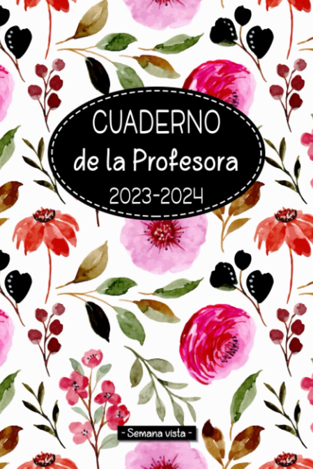 ler totalmente Cuaderno de la Profesora 2023-2024 - Semana vista -: Planificador para Maestras y Profesores | Organización del año escolar 2023-2024 | 2 Páginas = 1... x 22,86 cm | 175 páginas (Spanish Edition)