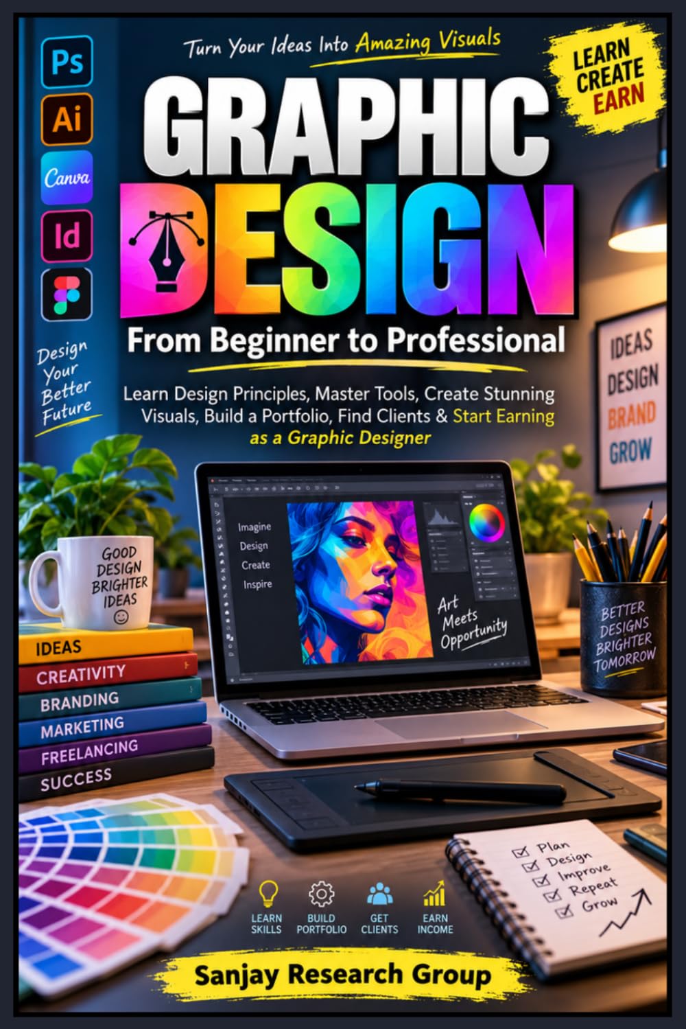 Graphic Design: From Beginner to Professional (Online Earning Guide Books By Sanjay Mandavi) baixar o livro de graça