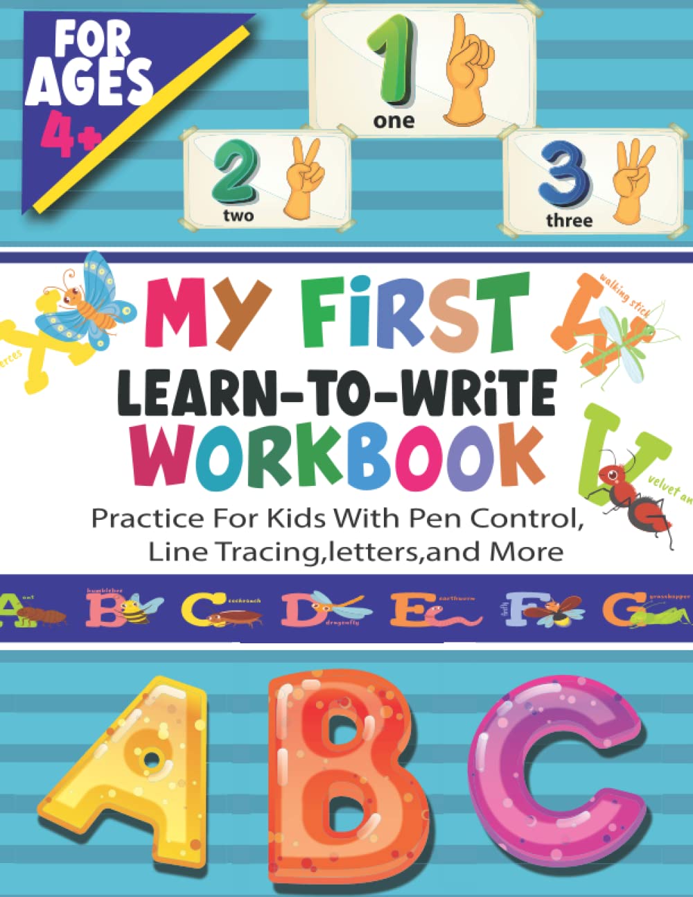 My First Learn-to-Write Workbook: Letters words Improve Your Printing Handwriting Practice for Kids with Pen Control Line Tracing Letter Writing and More (first write to learn) baixar livro de graça