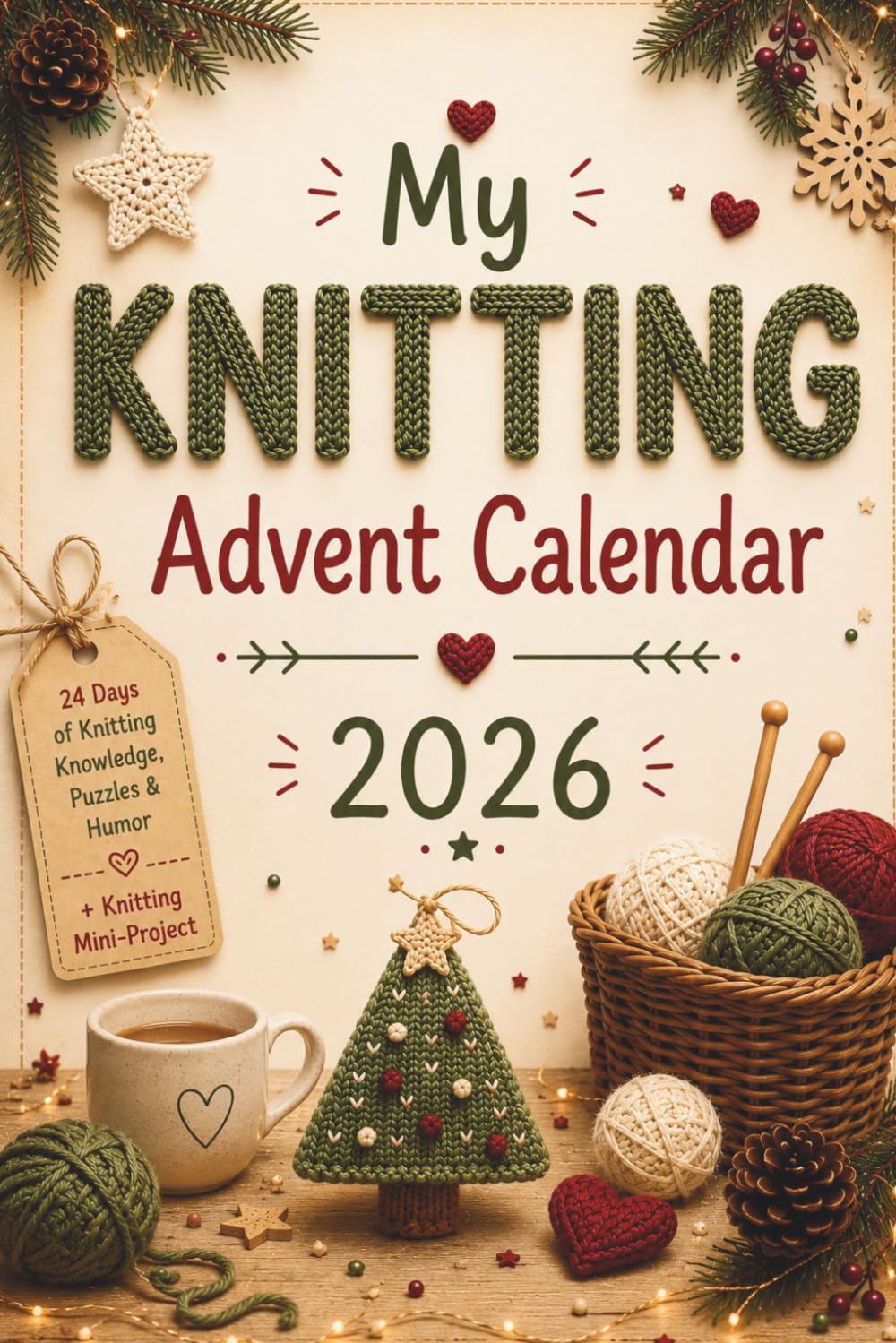 ler totalmente My Knitting Advent Calendar: 24 Days of Knitting Trivia, Puzzles, Humor, and a Special Holiday Project – The Perfect Christmas Gift for Knitters