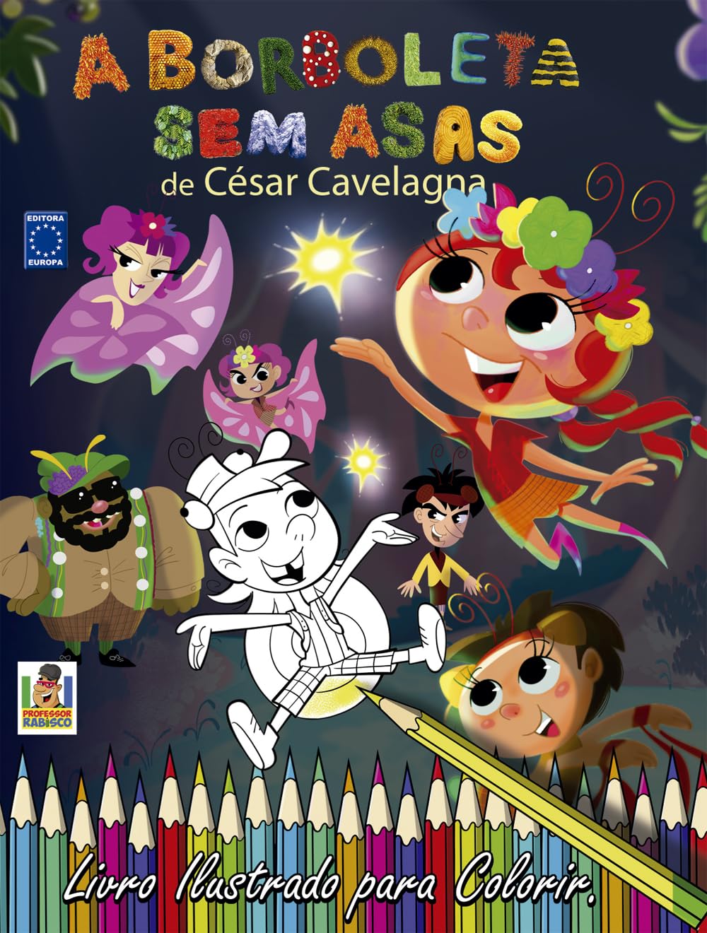 capítulo por capítulo baixar A Borboleta Sem Asas - Livro ilustrado de colorir