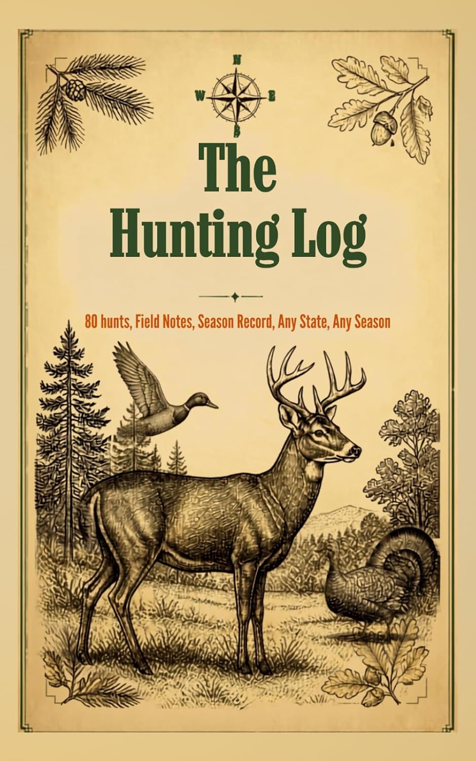 The Hunting Log: 80 hunts, Field Notes, Season Record, Any State, Any Season baixar o livro de graça