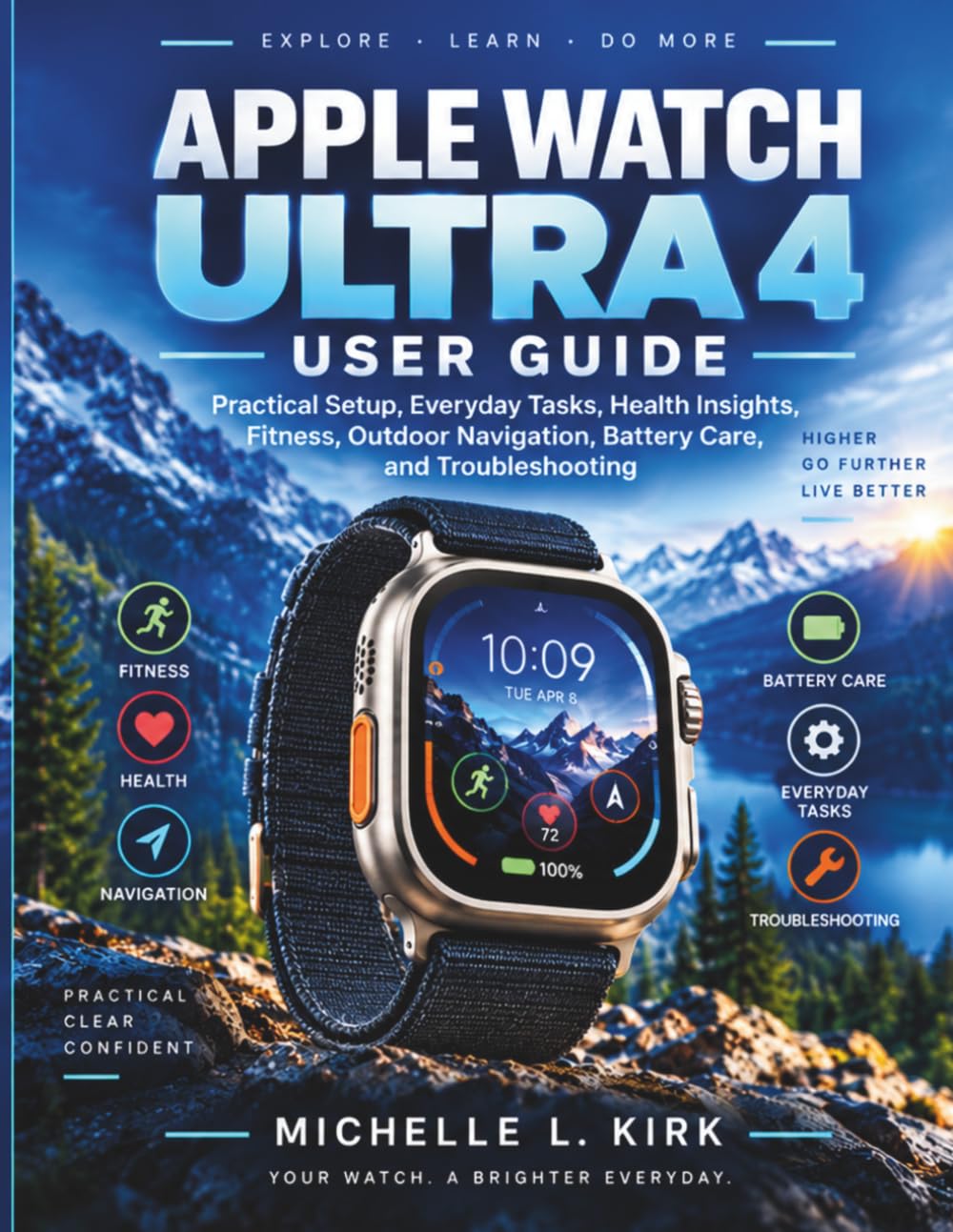 ler totalmente Apple Watch Ultra 4 User Guide: Practical Setup, Everyday Tasks, Health Insights, Fitness, Outdoor Navigation, Battery Care, and Troubleshooting