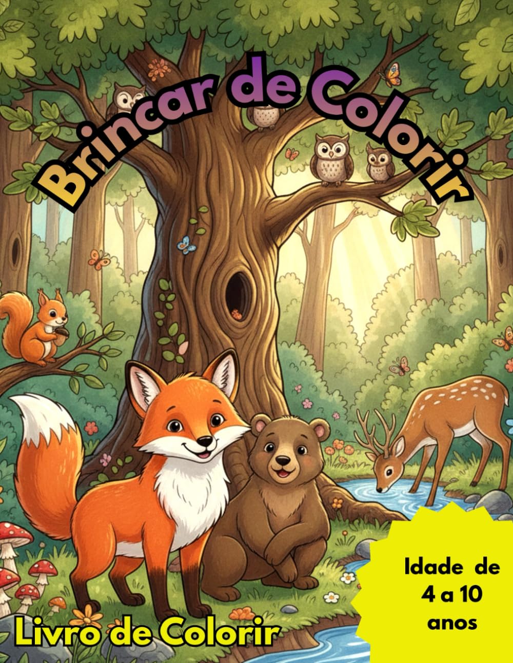 Brincar de Colorir: Livro de Colorir (Portuguese Edition) baixar livro de graça