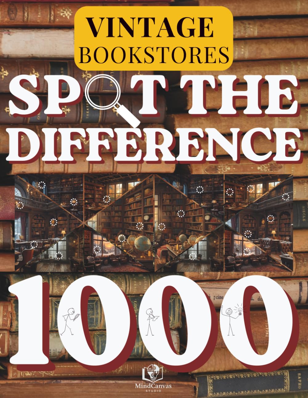 ler totalmente Spot the Difference for Adults: Antique Bookstores: Dusty Shelves & Rare Edition Collections | 120+ Visual Puzzles with 1000+ Hidden Differences |... Puzzle Series by MindCanvas Studio)