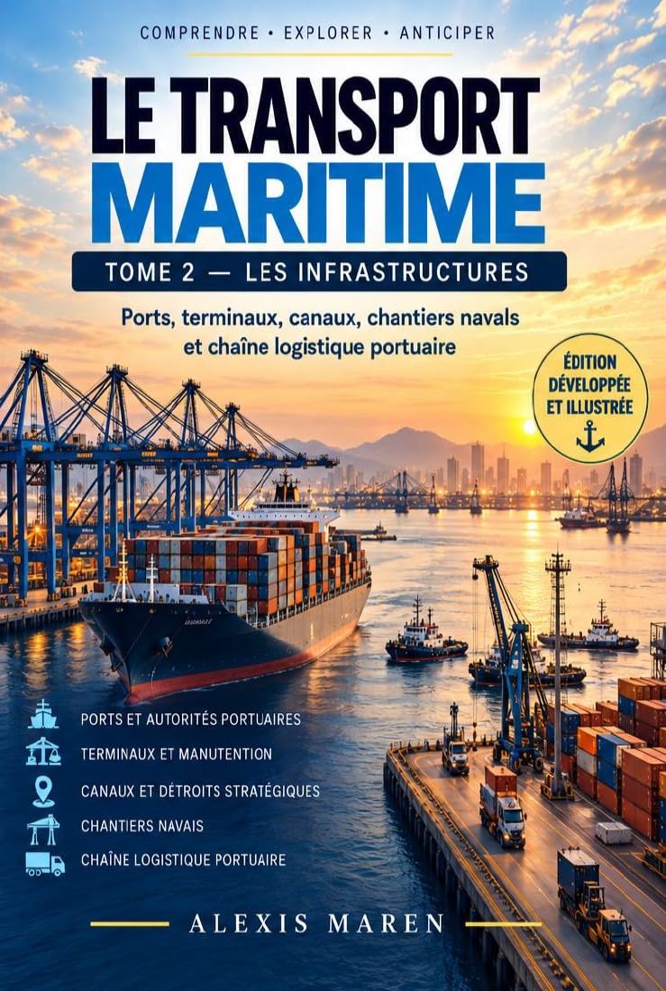 ler totalmente LE TRANSPORT MARITIME - TOME II - Les Infrastructures: Comprendre les ports, les terminaux, les canaux et la chaîne logistique maritime (French Edition)