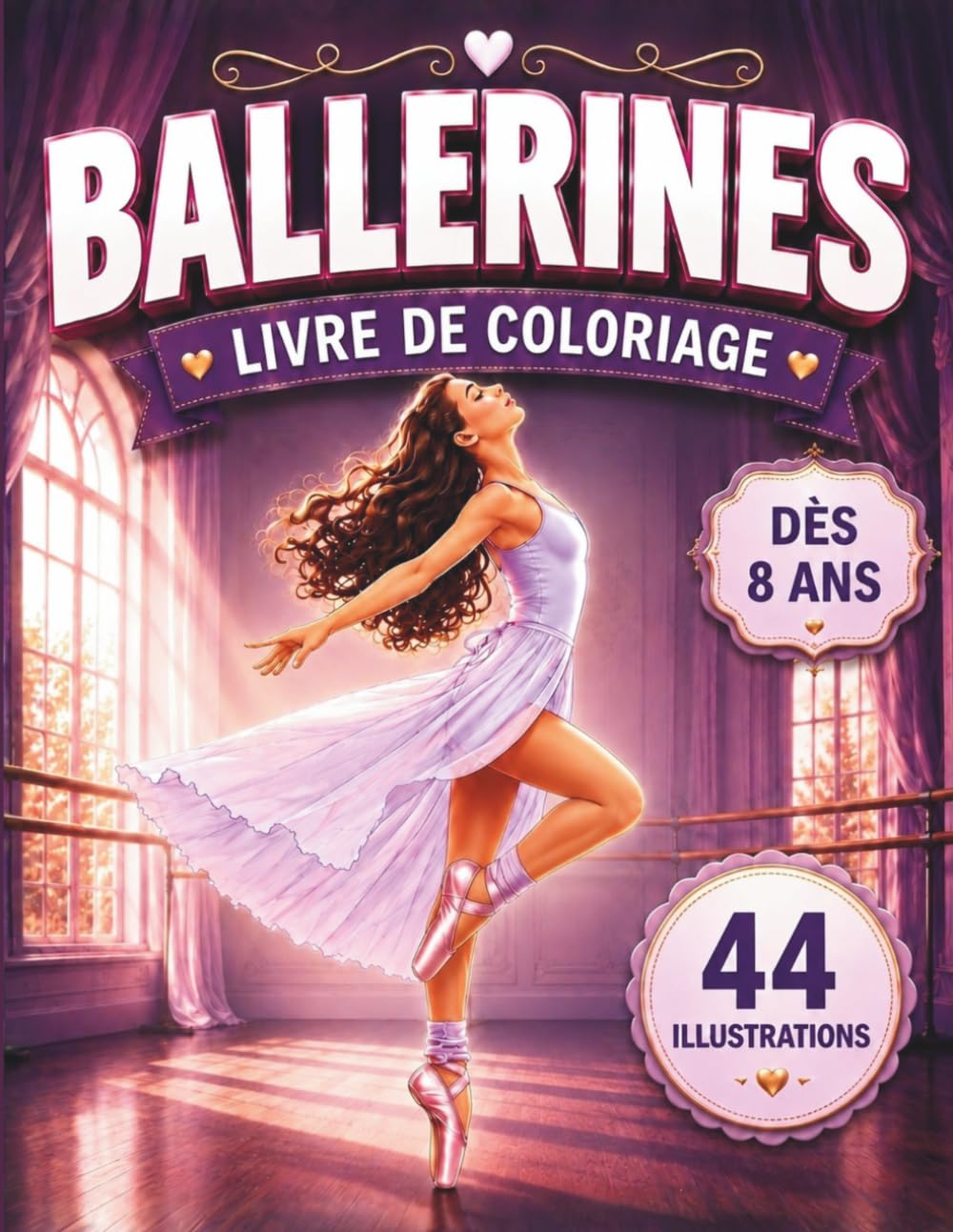 ler totalmente Ballerines Livre De Coloriage: 44 illustrations élégantes de ballerines à colorier | Dès 8 ans (French Edition)