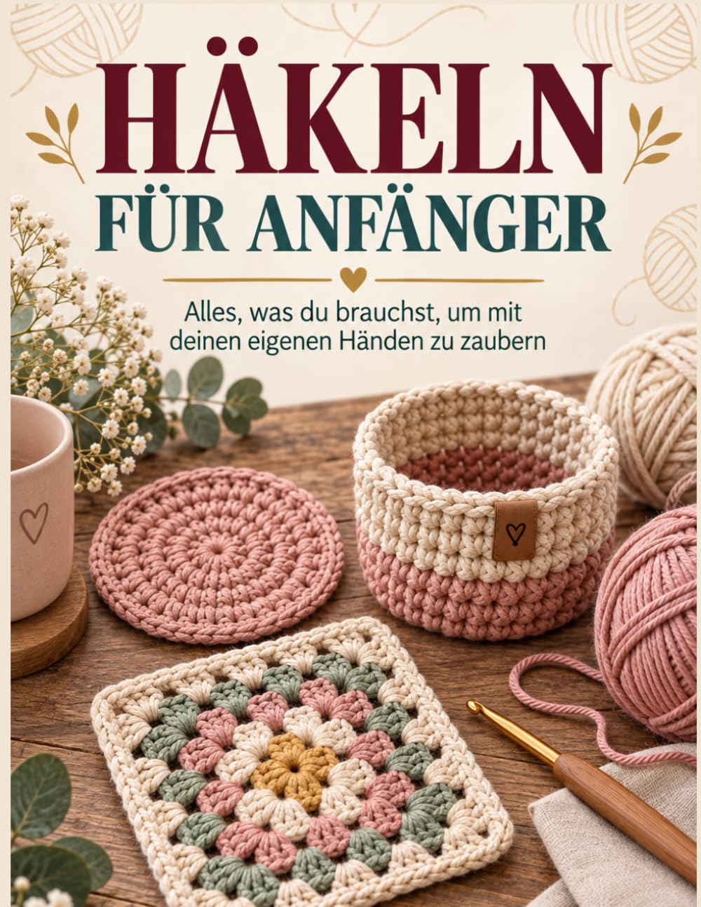 Häkeln für Anfänger: Vollständige Anleitung zum Häkeln Lernen mit 15 Dekorativen Mustern, 10 Projekten und 30-Tage-Plan (German Edition) baixar livro de graça